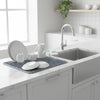 Set Lavello in Silicone 3 Pezzi: 1 Scolapiatti e 2 Salvalavello