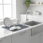 Set Lavello in Silicone 3 Pezzi: 1 Scolapiatti e 2 Salvalavello