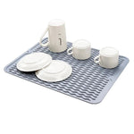 Set Lavello in Silicone 3 Pezzi: 1 Scolapiatti e 2 Salvalavello
