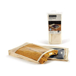 Linea Più 0384E Easybag Pull-over, sac de rangement TNT, lot de 2, 33 x 45 cm, hauteur 5 cm, écru
