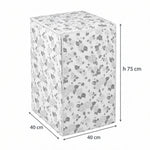 Telo Coprilavatrice Carica dall'Alto in PVC Accoppiato TNT 40x40x75 cm Fantasie Assortite