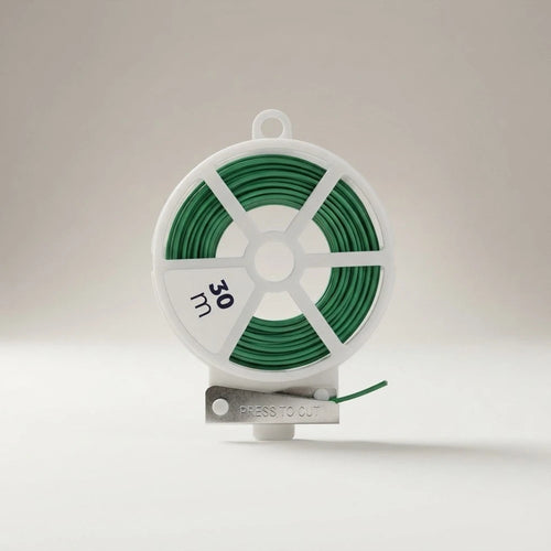 2 Rocchetti Filo da Giardino Rivestito in PVC 30 m x 1 mm