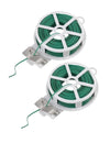 2 Rocchetti Filo da Giardino Rivestito in PVC 30 m x 1 mm