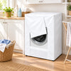 PVC Washing Machine Cover with Zipper - White N407