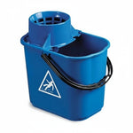 Set Secchio Mocio 16 L con Strizzatoio e Mop in Cotone Filo Ritorto 280 g