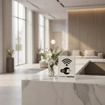 Cartello Adesivo WiFi 4 Pz.