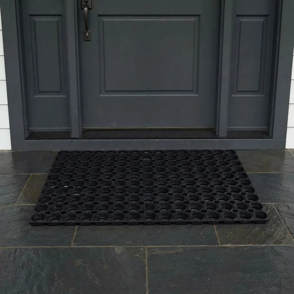 Rubber Compos Doormat with Holes 50x100 cm