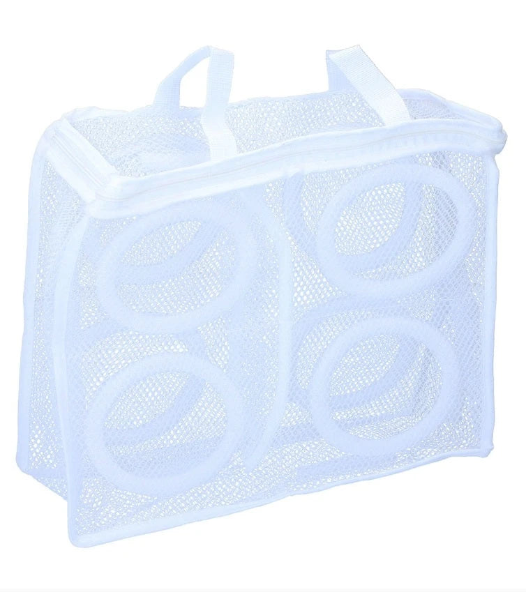 Rete Lavaggio Scarpe Lavatrice 2 Scomparti 32x29x12cm