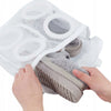 Rete Lavaggio Scarpe Lavatrice 2 Scomparti 32x29x12cm