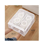 Rete Lavaggio Scarpe Lavatrice 2 Scomparti 32x29x12cm