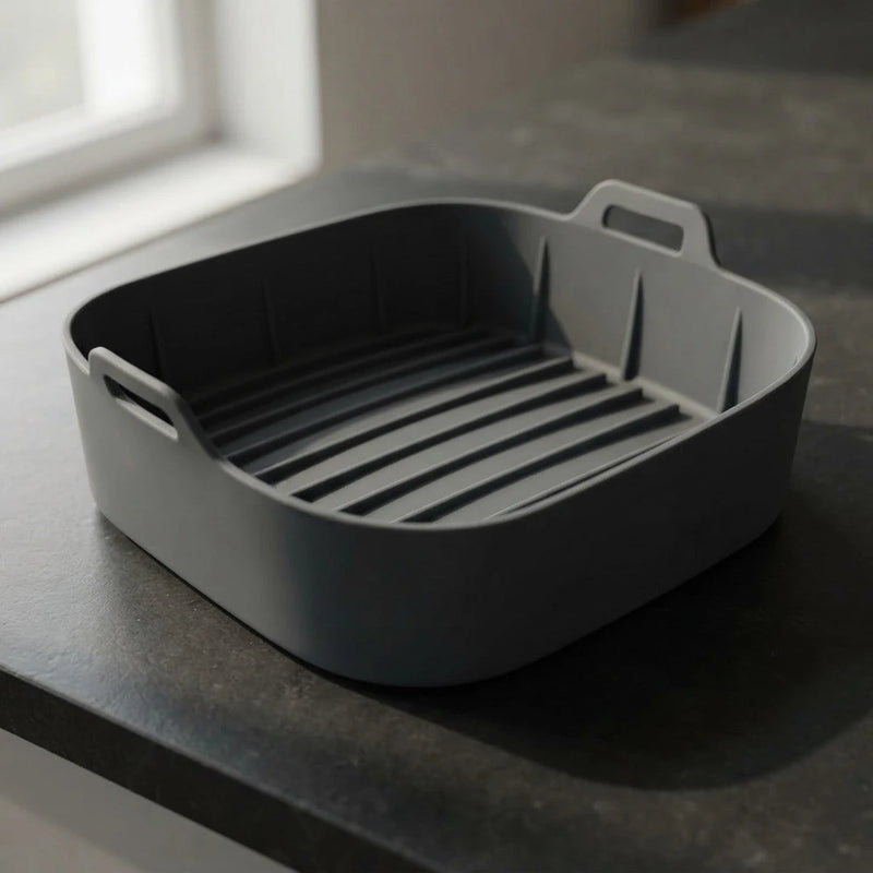 Cestello Quadrato Silicone Friggitrice ad Aria
