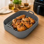 Cestello Quadrato Silicone Friggitrice ad Aria