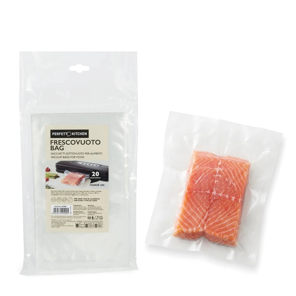 Sacchetti Sottovuoto per Alimenti Conf. 20 Pz.