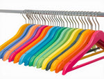 Grucce per Bambini in Legno Colorato 30,5 cm, Set da 20 con Gancio Girevole