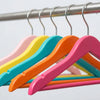 Grucce per Bambini in Legno Colorato 30,5 cm, Set da 20 con Gancio Girevole