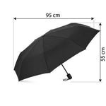 Ombrello Mini Unisex 95 × 55 cm, Colori Assortiti