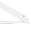 Set 12 Grucce Appendiabiti in Plastica Bianca 42,5 cm per Vestiti e Pantaloni