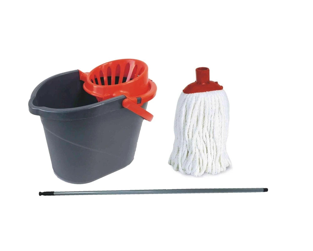 Kit Lavapavimenti con Secchio e Mop
