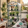 Kit Serra da Balcone a 4 Ripiani con Filo da Giardino e Forbice in Acciaio