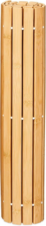 Tappetino Doccia in Bambù Antiscivolo 40x60 cm per il Bagno