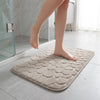 Tappetino Bagno Antiscivolo Morbidoso Stone 60x40 cm – Tortora o Grigio Scuro