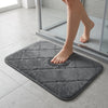 Tappetino Bagno Antiscivolo Morbidoso Stone 60x40 cm – Tortora o Grigio Scuro