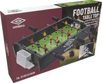 Calcetto da Tavolo Umbro Nero – Gioco di Calcio per la Famiglia 46,5x31,3x9cm
