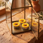 Candele Tealight Girasole Gialle – Set 6 Pezzi