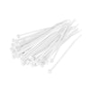 Fascette Stringicavo Bianche 4,8 x 200 mm in Nylon, 300 Pezzi (3 Confezioni da 100) Fermacavi per Cavi, Elettronica e Fai da Te
