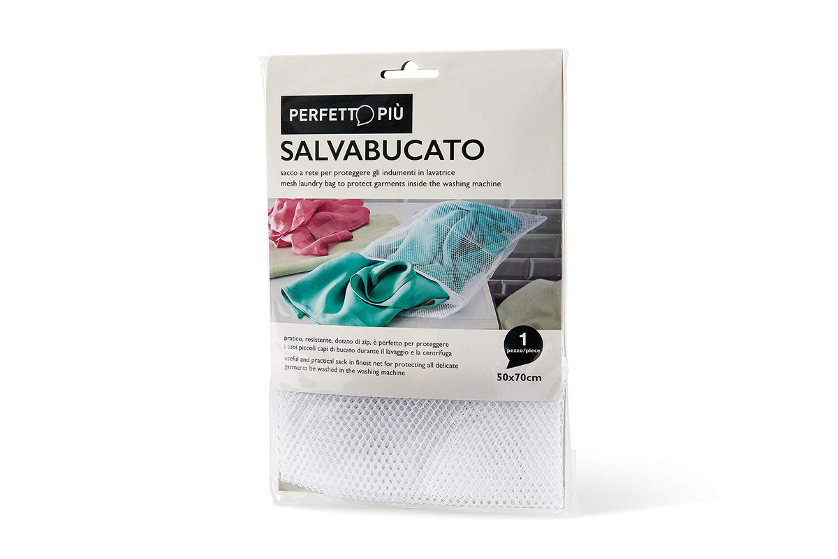 Sacco a Rete Salvabucato con Zip 50x70 cm – Perfetto