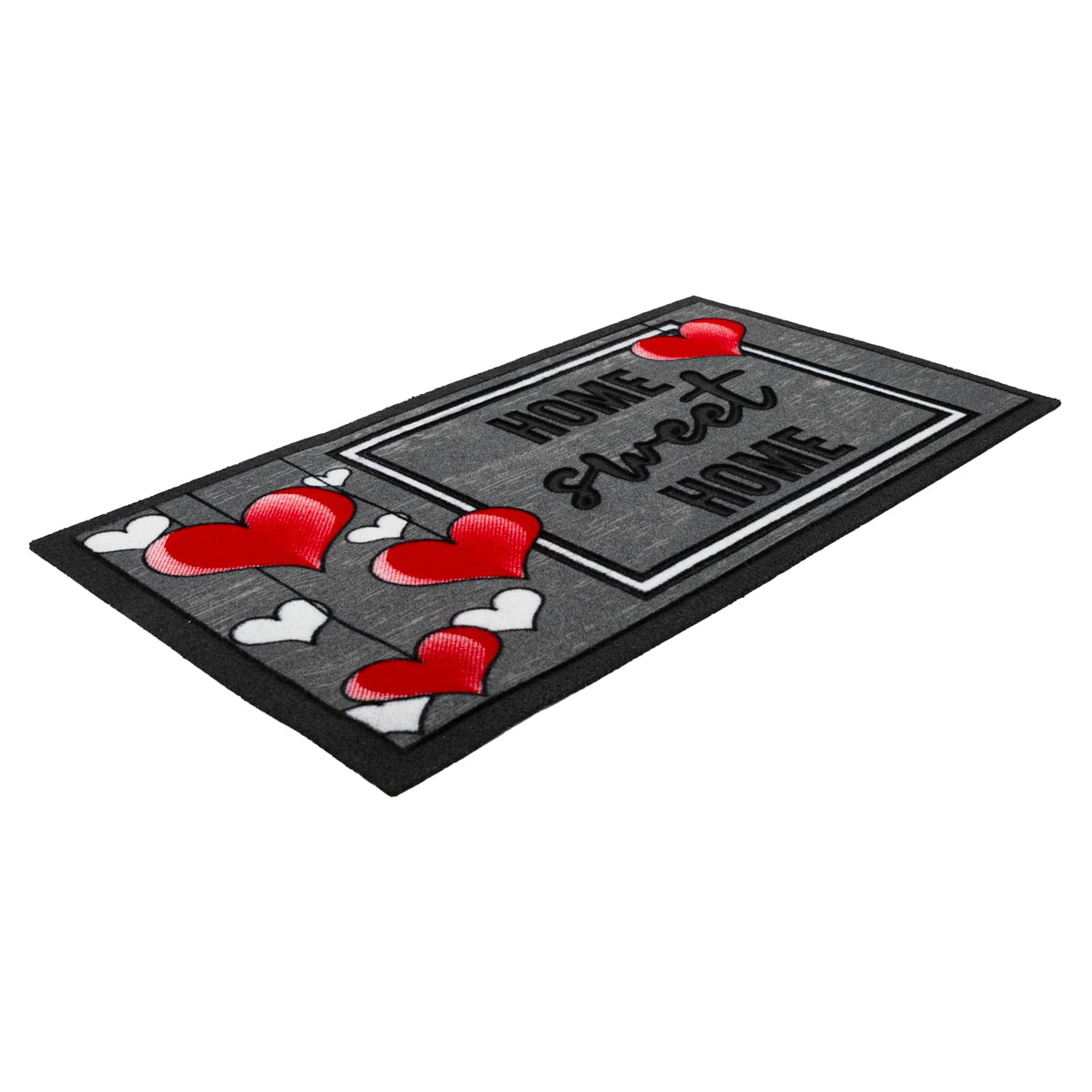 Tapis d'intérieur Velcoc en caoutchouc recyclé, antidérapant, robuste et durable, haute capacité d'absorption, épaisseur 6 mm, dimensions 40 x 70 cm