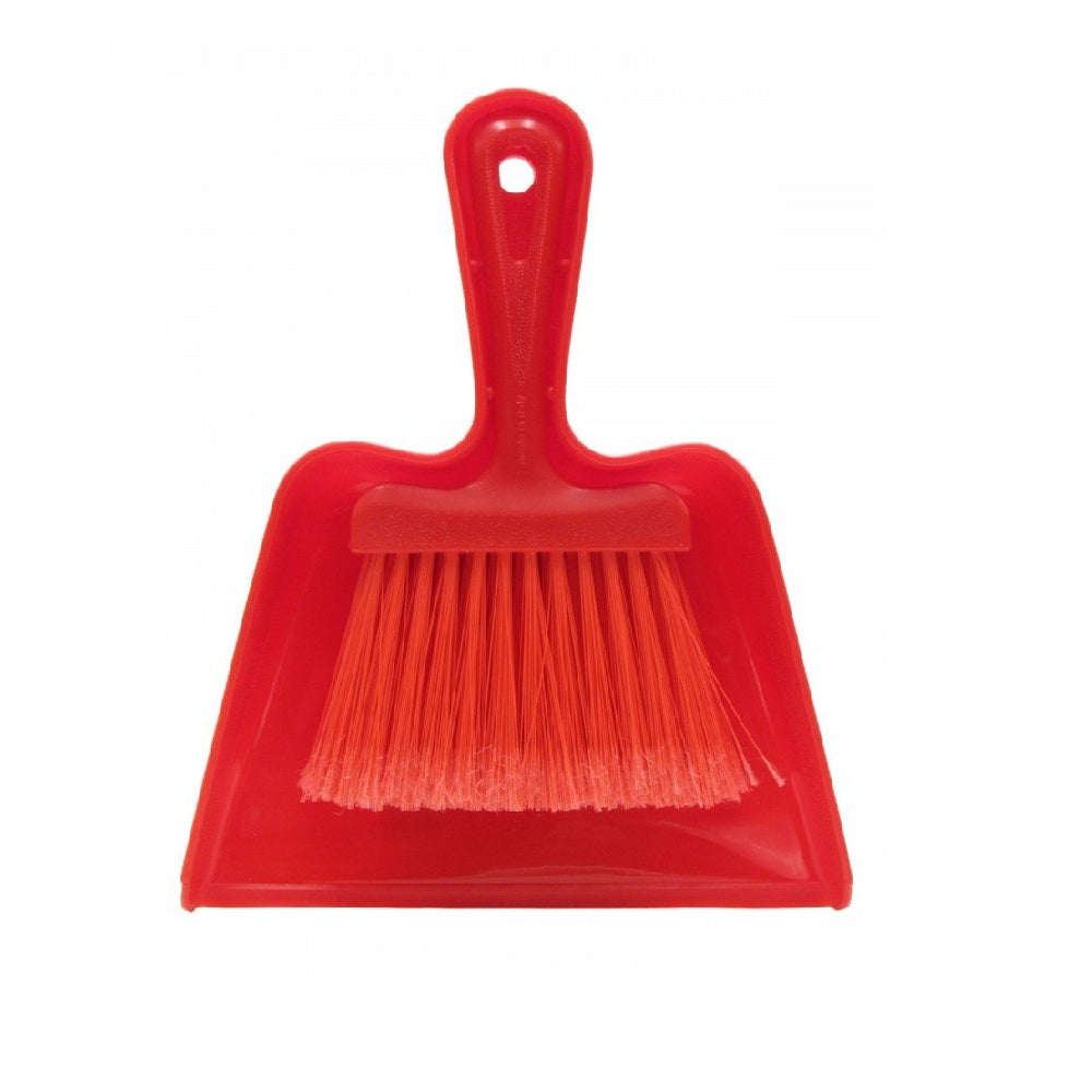 Bludimora Multi-Purpose Toilet Brush with Dustpan, Plastic, Assorted Colors