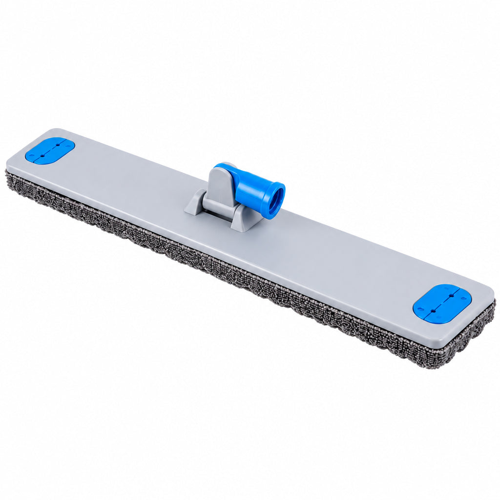 Brosse à récurer industrielle professionnelle 60 cm avec manche en aluminium de 140 cm - Tête pivotante
