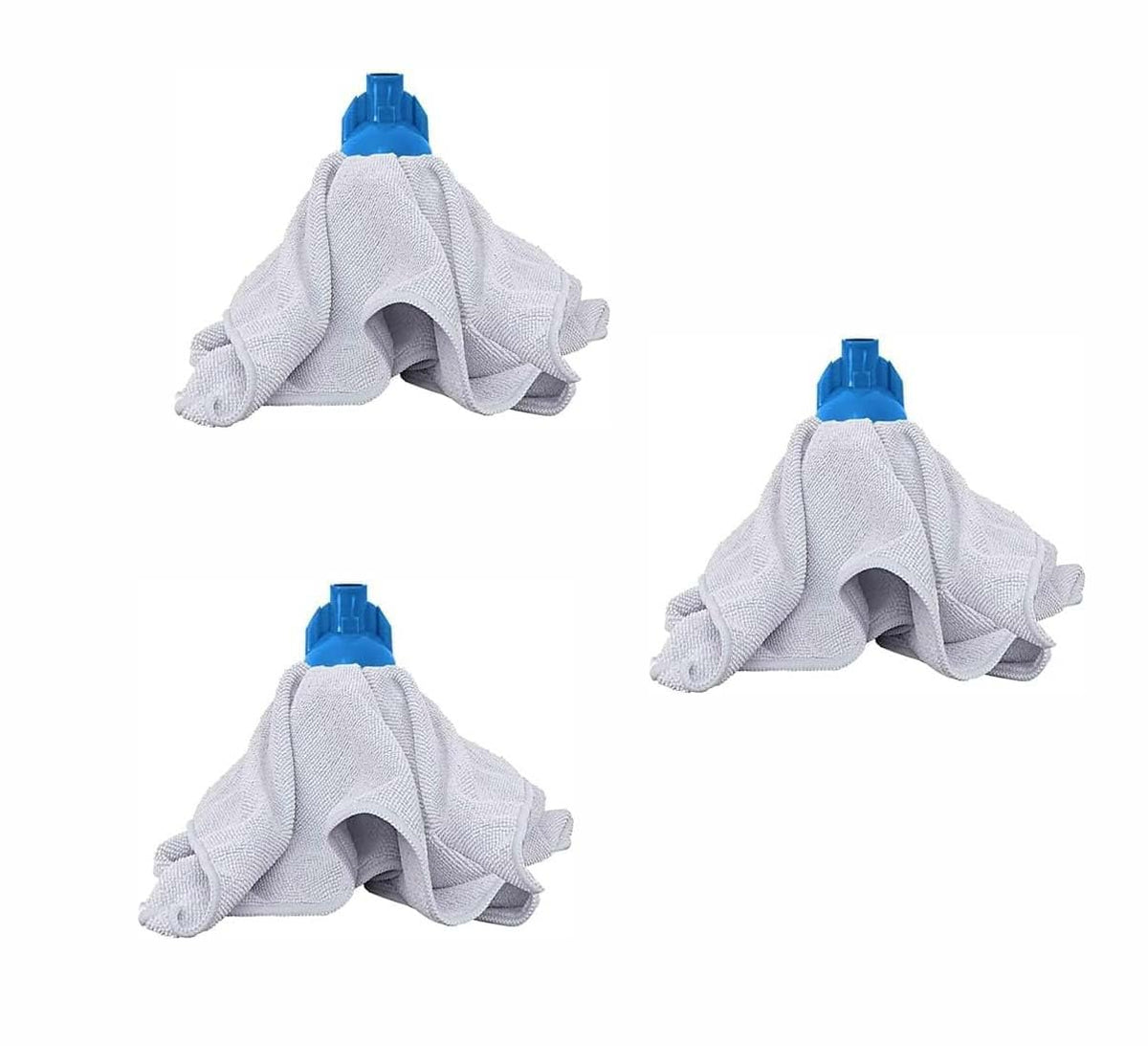 FercasaShop® Set of 3 Max Microfiber Mop Cloths, Professional Mop Head, 24 cm, 190 g Assorted Colors