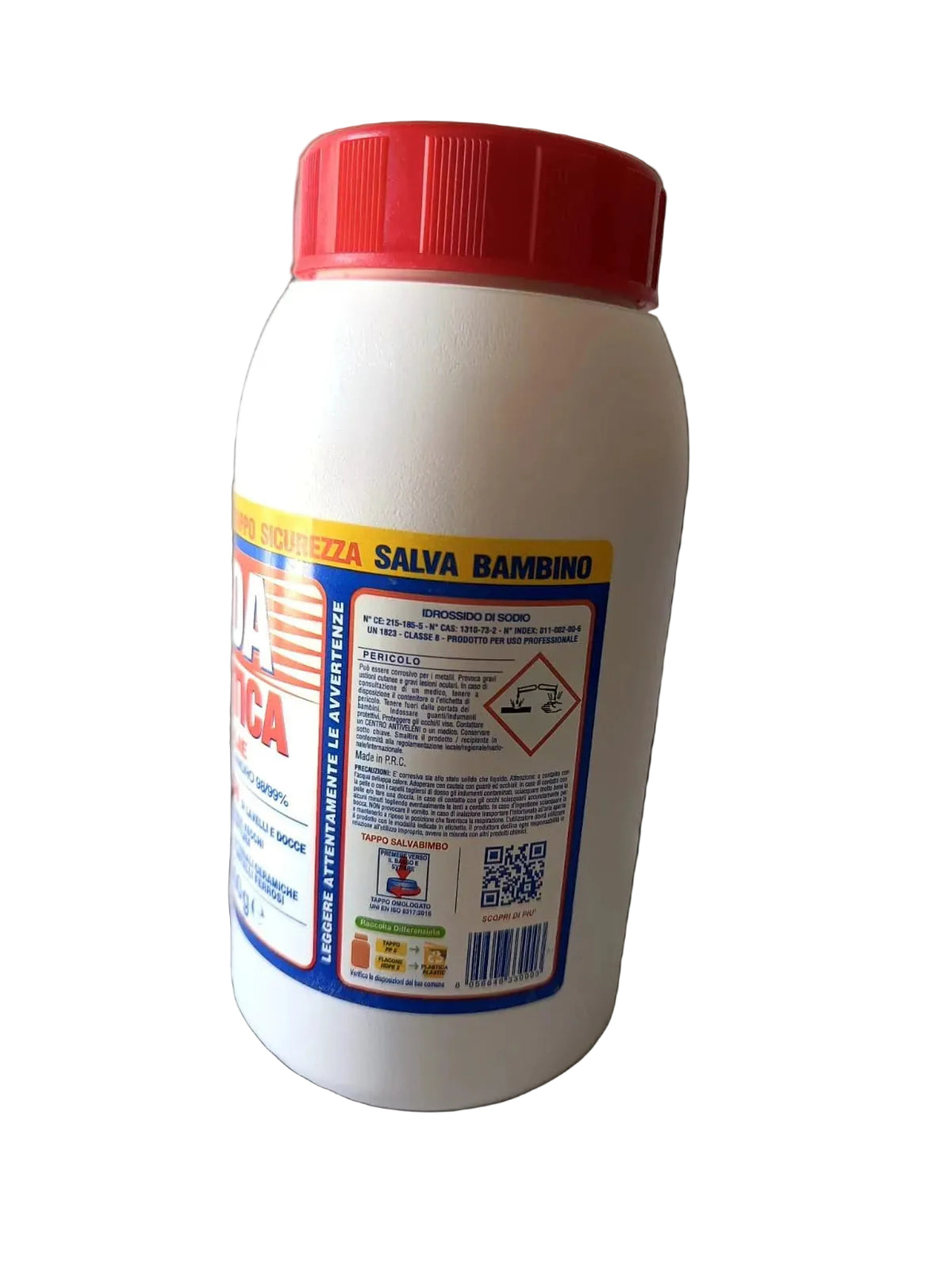 Soda Caustica Scaglie 1kg Pura 100% Sturatore Professionale