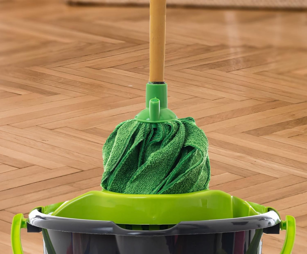 FercasaShop® - 3 Professional Microfiber Mops, 200g, Extra Industrial Volume, Assorted Colors
