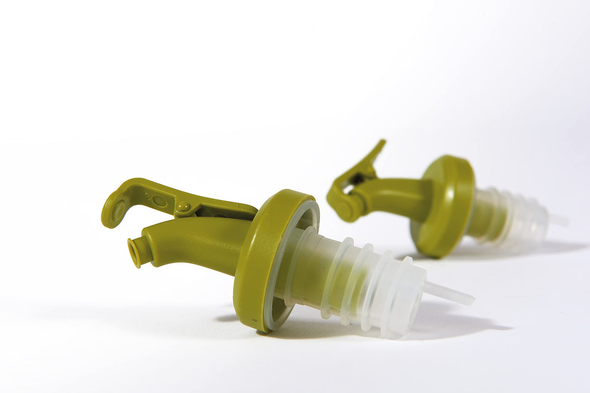 Bouchon anti-goutte pour huile et vinaigre - Ensemble multicolore de 2 pièces
