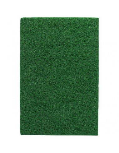 Fibres abrasives vertes professionnelles XXL - Lot de 24 pièces 15 x 30 cm pour le nettoyage de la cuisine