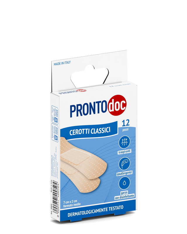 Pronto Doc Classic Patches Medium Size, Pack of 12 Patches