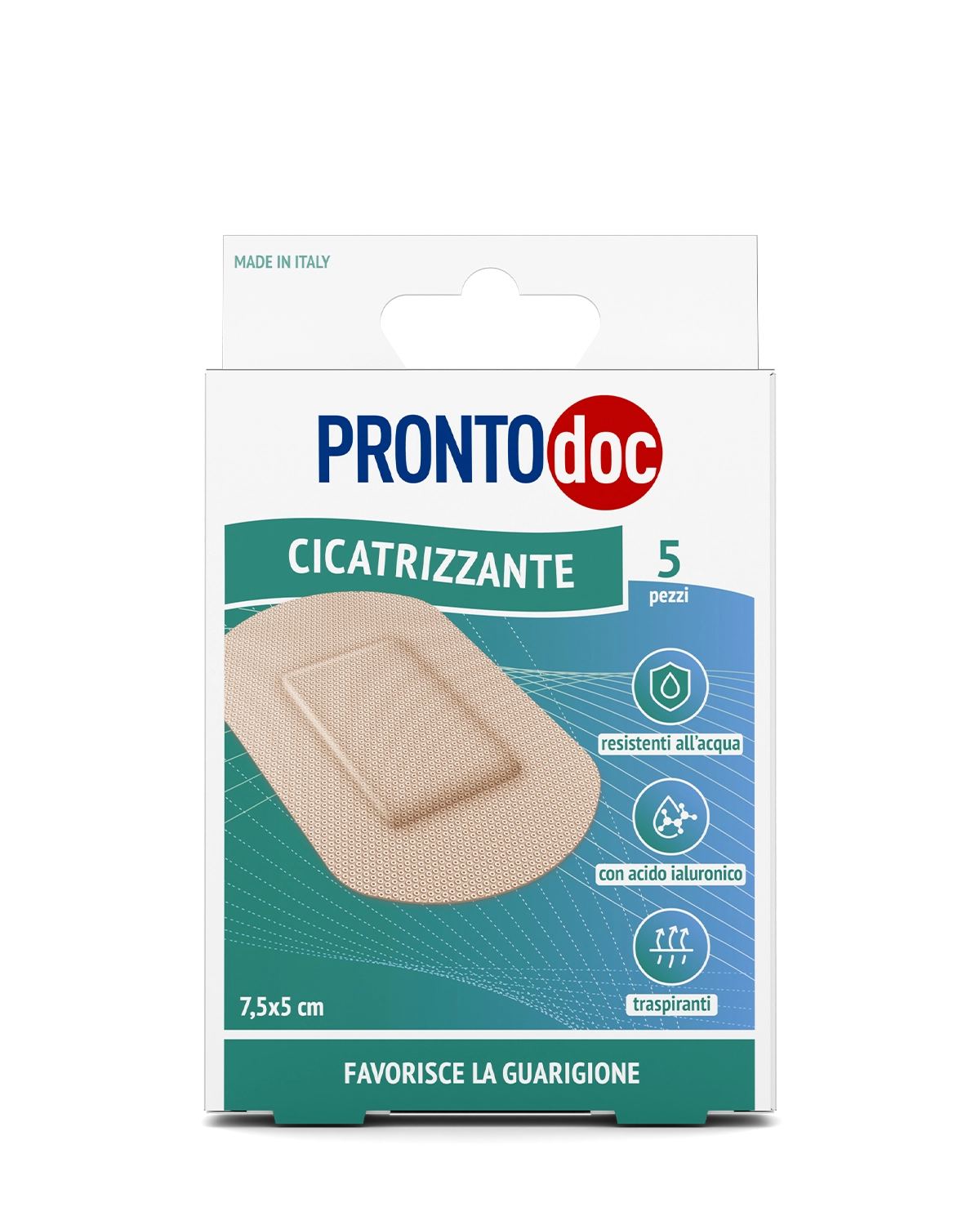 3 Confezione  Cerotti Cicatrizzanti con Acido Ialuronico 7,5x5 cm -  5 Cerotti a Scatola| PRONTO DOC