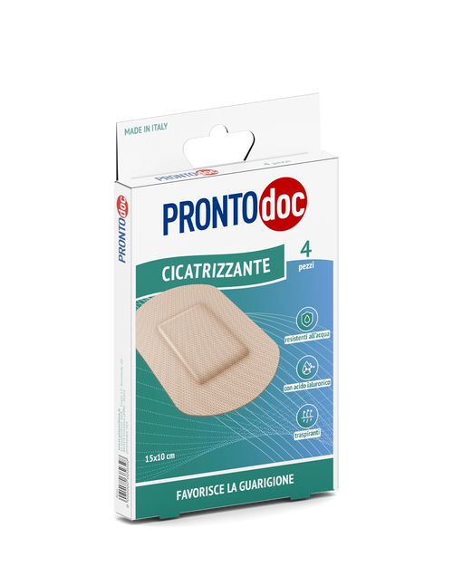 Patchs cicatrisants 15x10 cm, 1 paquet de 4 patchs
