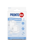 Pronto Doc Waterproof Plasters: 2 pieces XL 7.5 x 7.5 cm + 2 pieces XXL 7.5 x 10 cm, 1 Pack of 4 Plasters