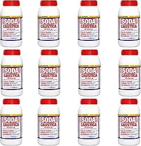 Soda Caustica Scaglie 1kg Pura 100% Sturatore Professionale