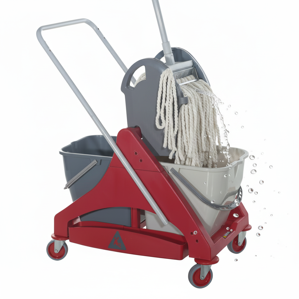 Strizzatore di Ricambio per Carrello Pulizie a Doppia Vasca – Plastica e Metallo
