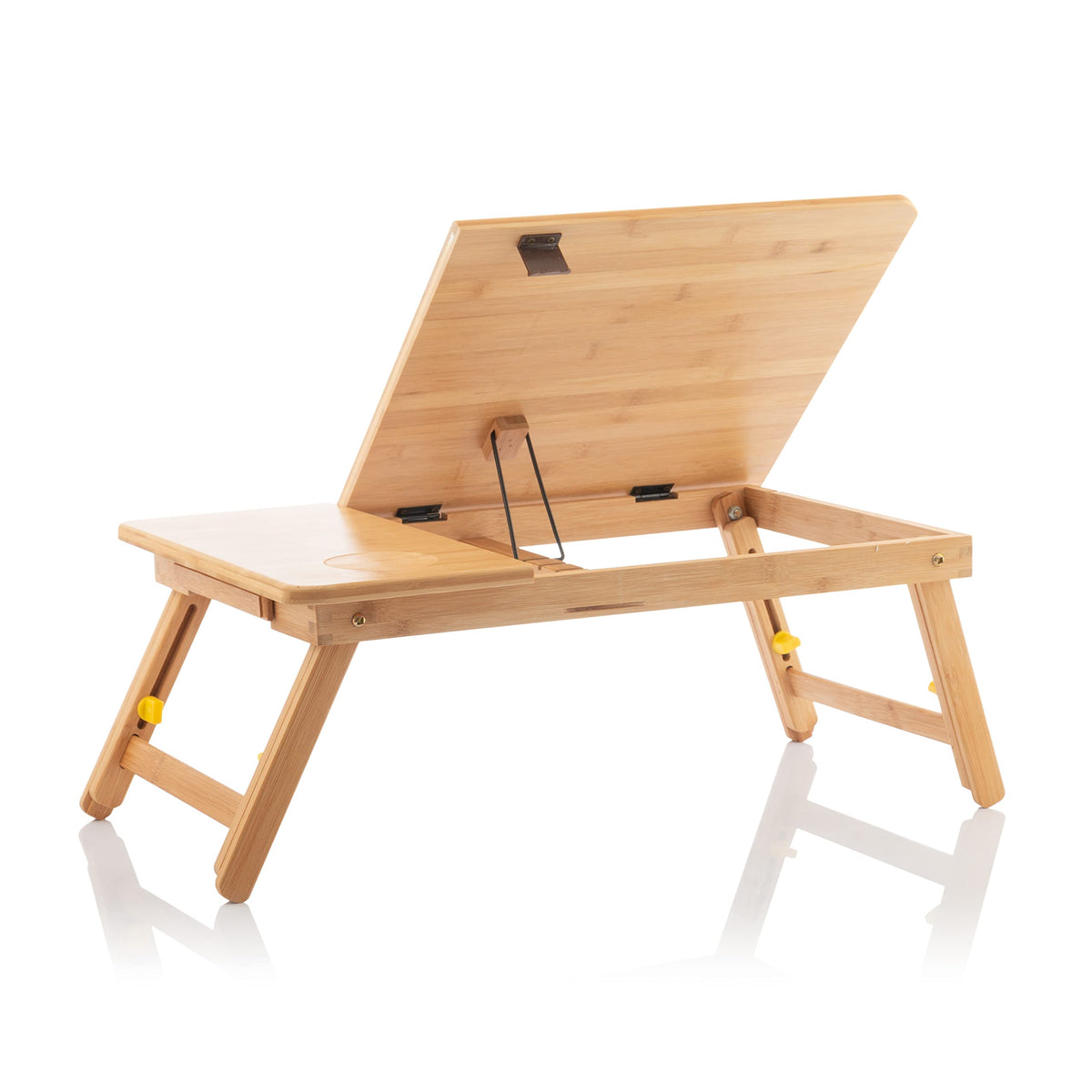 Tavolino Bambù Pieghevole Regolabile | Laptop Letto Divano | InnovaGoods