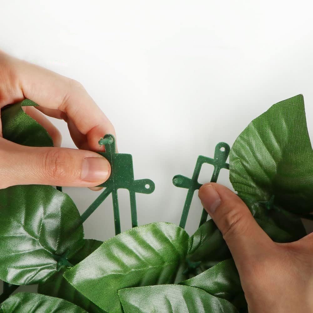 Siepe Artificiale Edera 1x3m Frangivista Verde Scuro