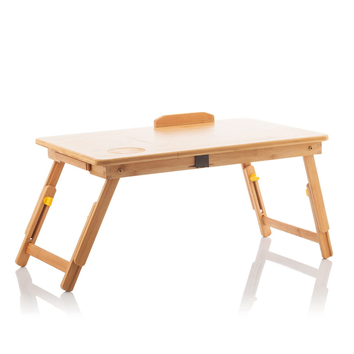 Tavolino Bambù Pieghevole Regolabile | Laptop Letto Divano | InnovaGoods