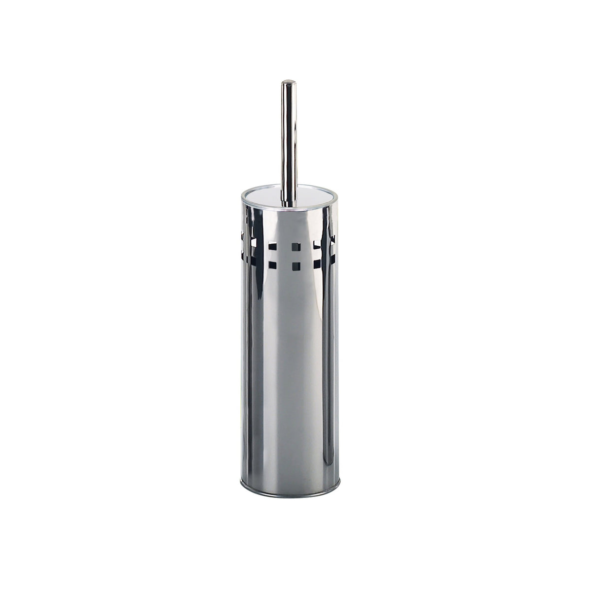 GEDY G-Oriente Chrome Toilet Brush, Dimensions and weight: 37X9.5X9.5 CM &amp; 0.356 KG, Toilet brush made of stainless steel, Toilet brush designed by R&amp;S Gedy, 2-year warranty