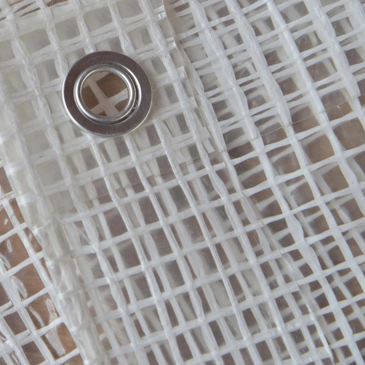 Bâche en maille blanche 200 x 300 cm avec œillets - Protection et intimité pour mobilier de jardin, idéale pour le camping - Housse de protection pour meubles