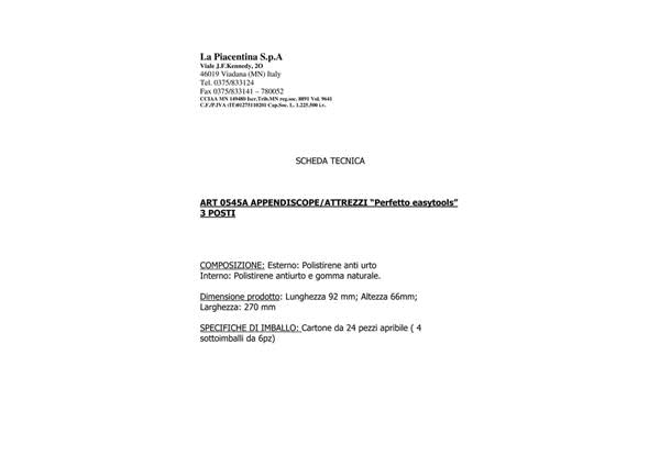 'Perfetto Easytools' 3-Slot Broom/Tool Hanger